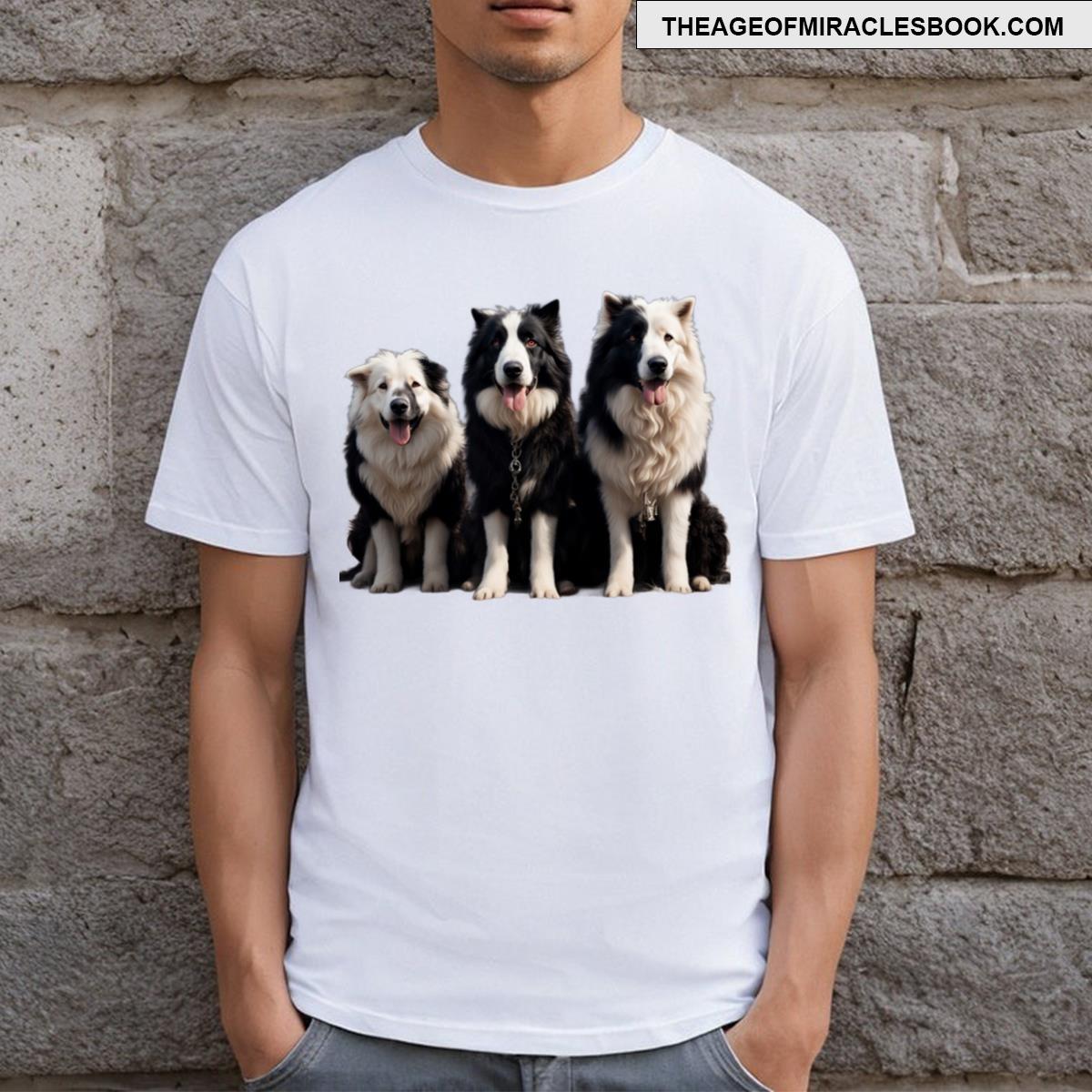 3 Black Sheepdogs T-shirt