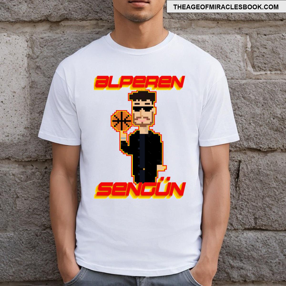 Alperen Sengun Pixel Art T-shirt