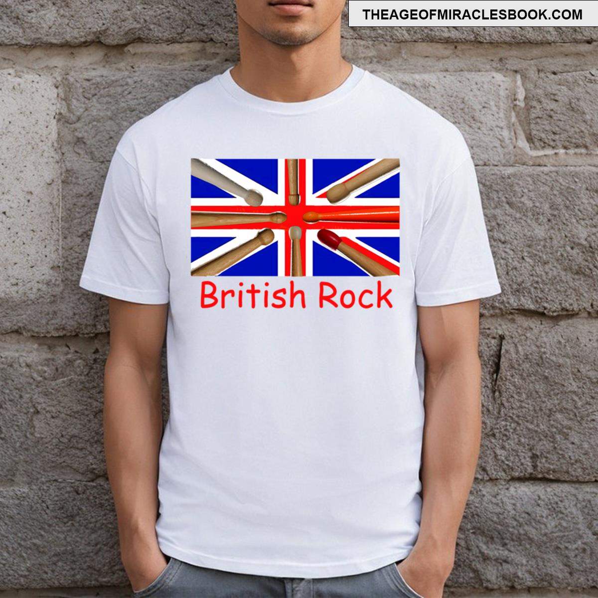 British Rock Print T T-shirt