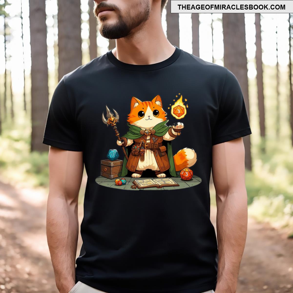 Cat Role Sorcerer T-shirt