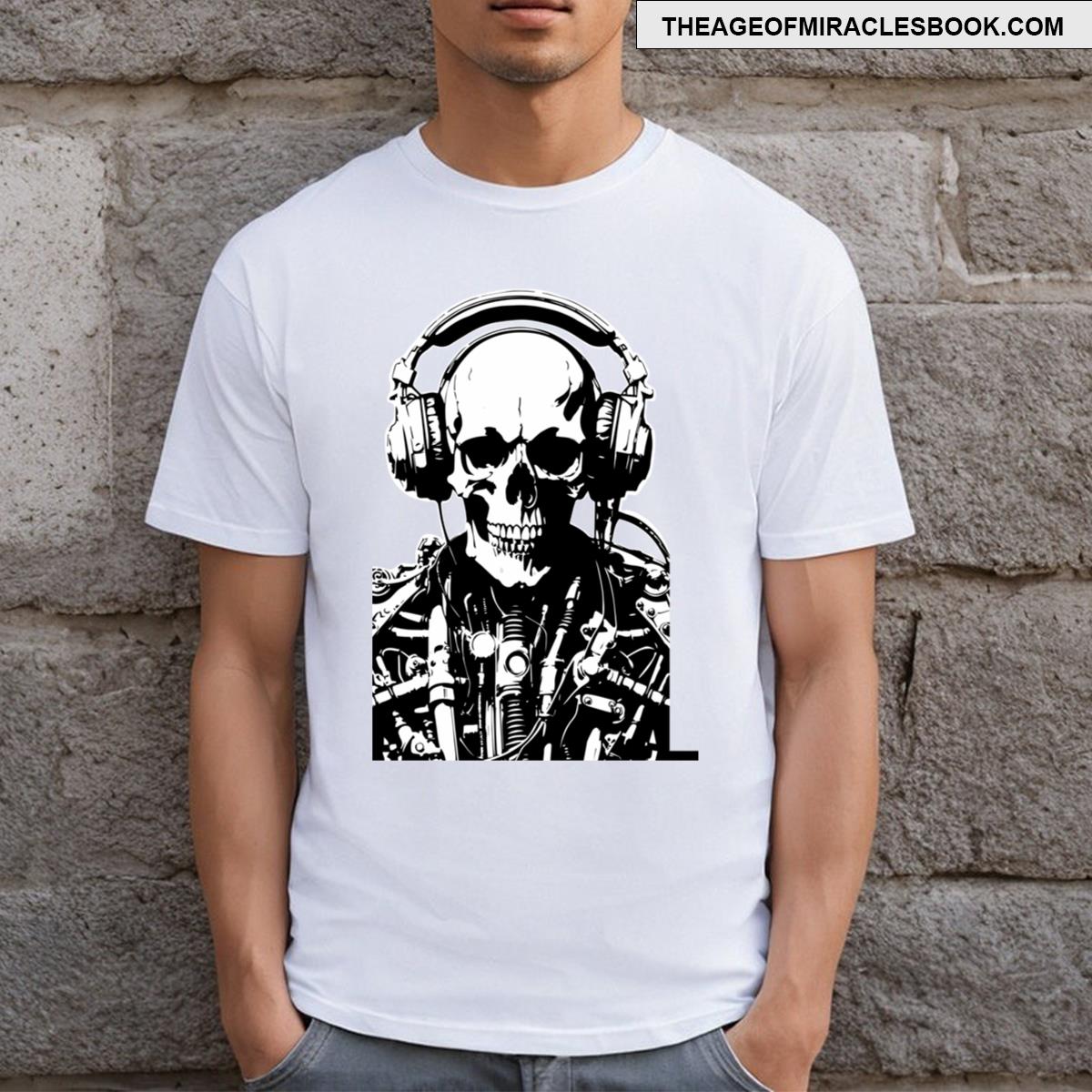 Headphones Skull T-shirt