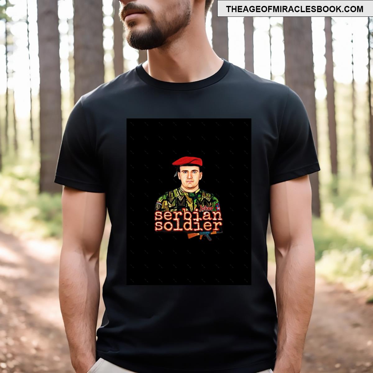 Jokic Serbian Soldier Graphic T-shirt