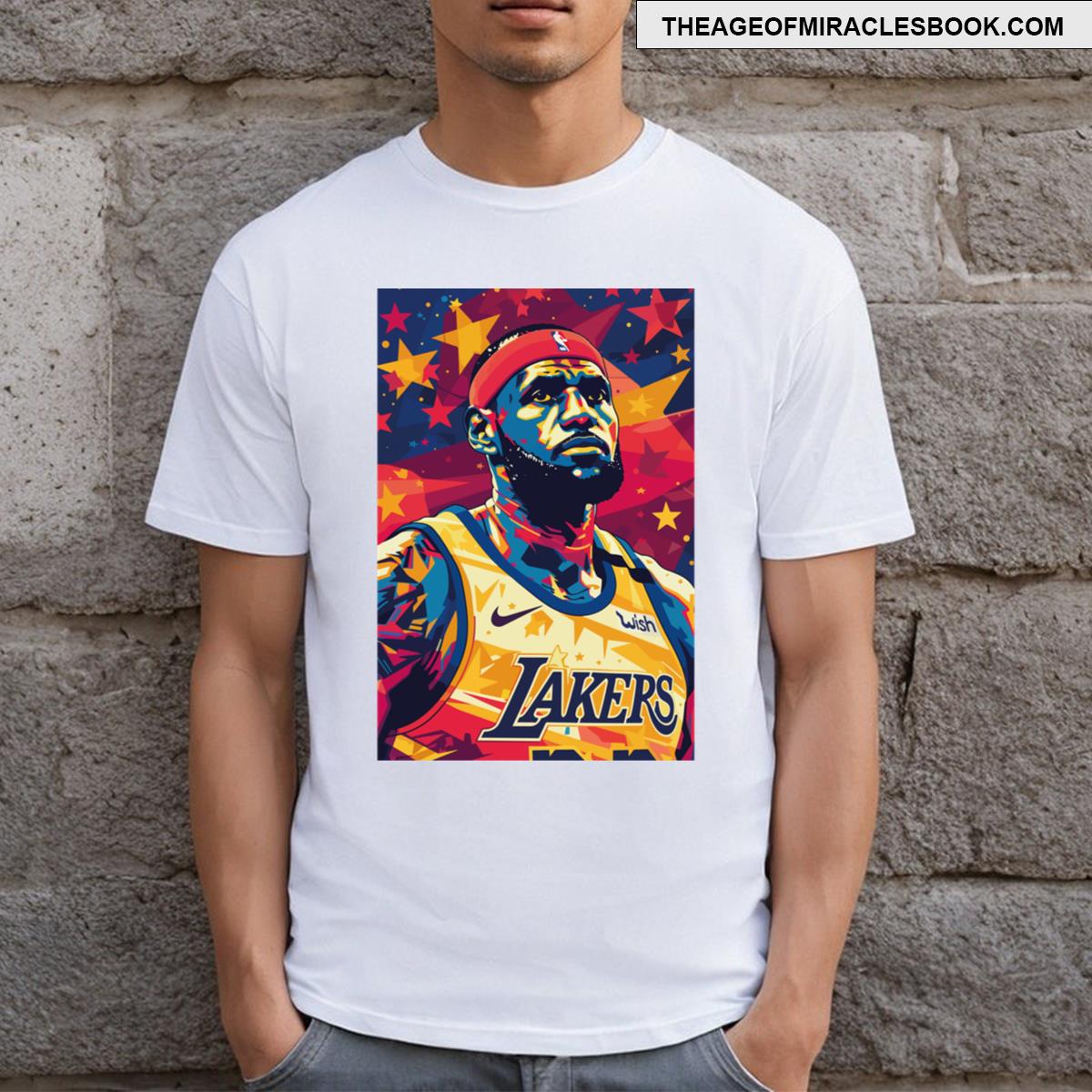 Lebron James Illustration T-shirt