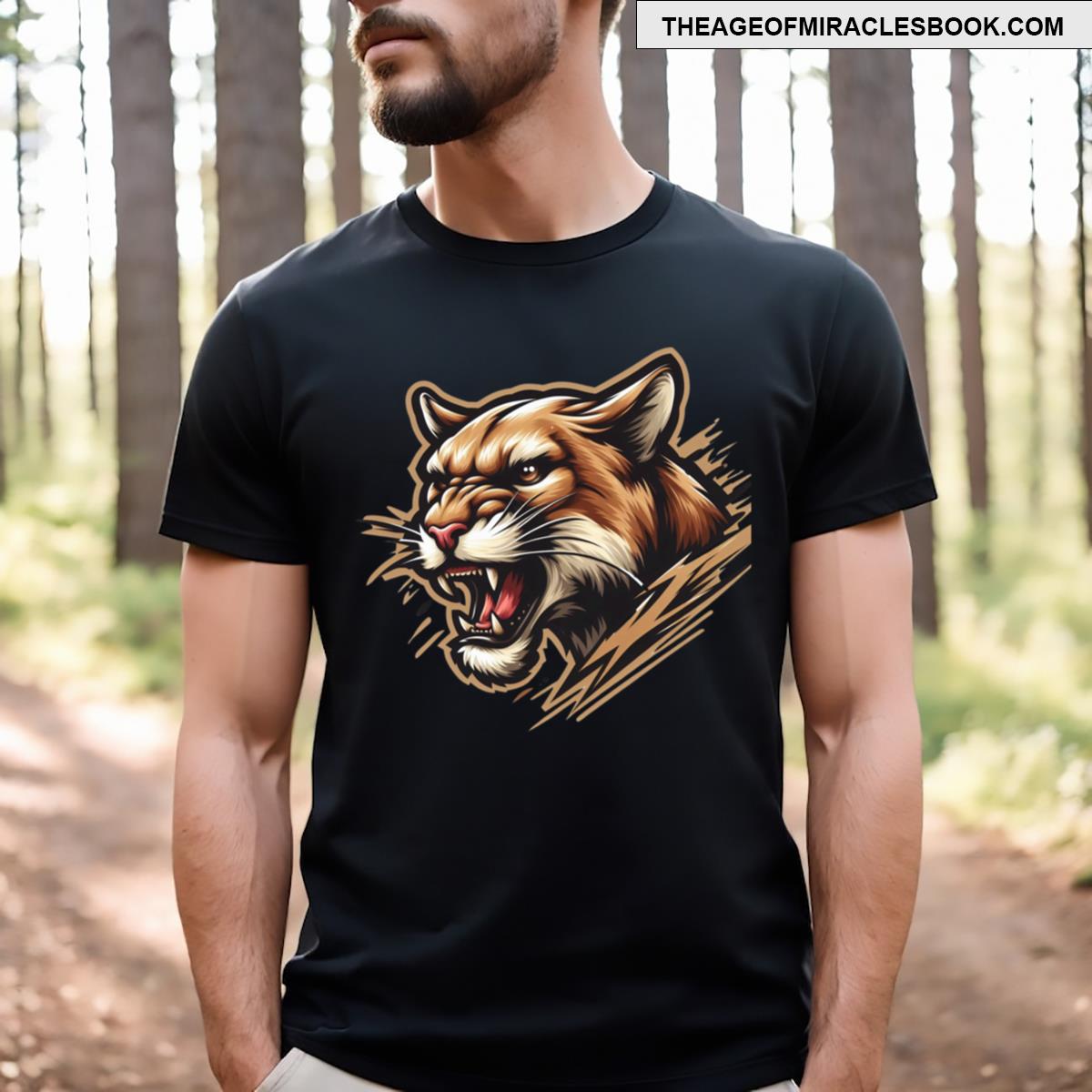 Matte Cougar Logo T-shirt