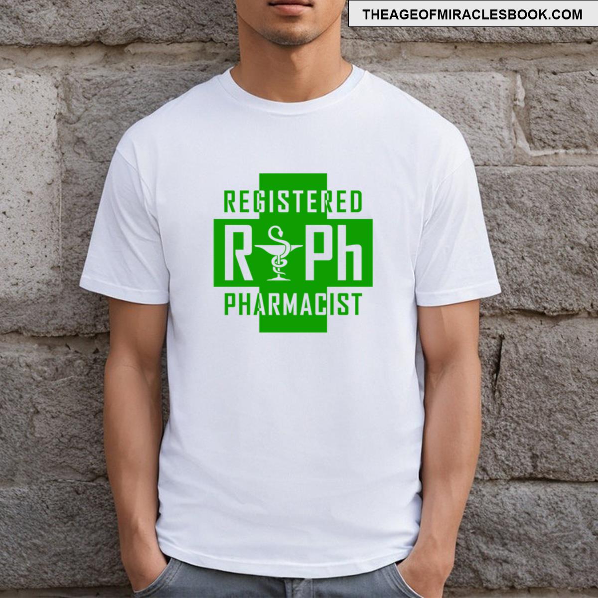 Registered Pharmacist Rph Profession Big Logo T-shirt