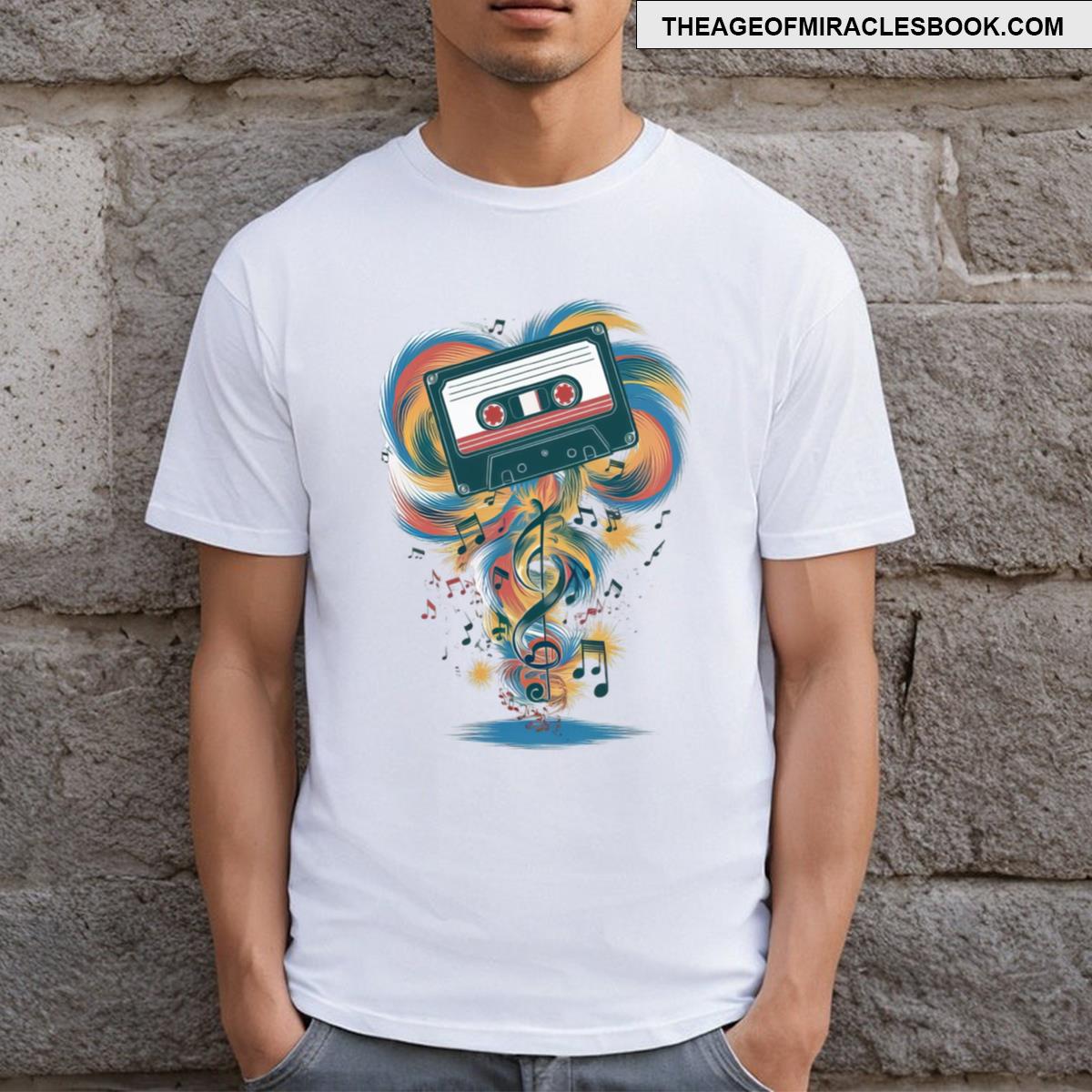 Retro Music Explosion Cassette T-shirt
