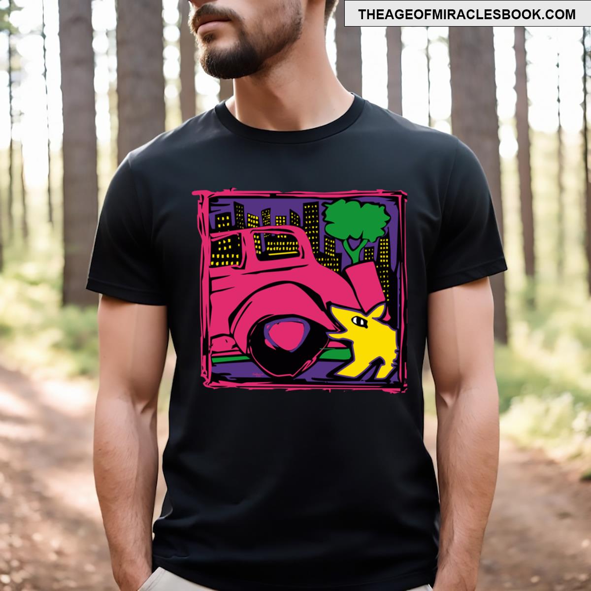 Car Dog Active T-shirt