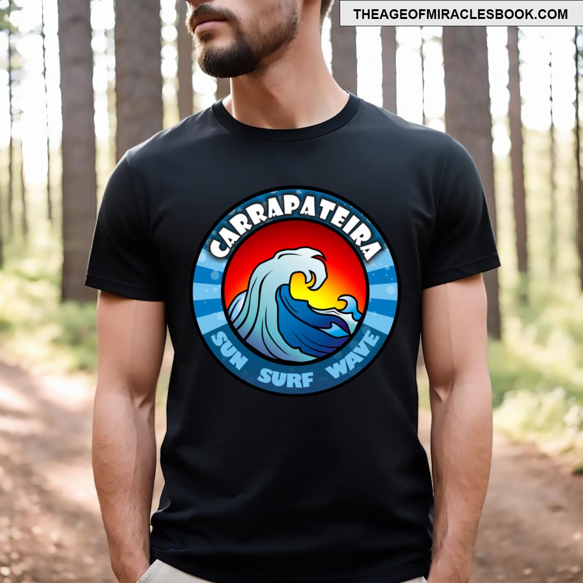 Carrapateira Sun Surf Wave T-shirt