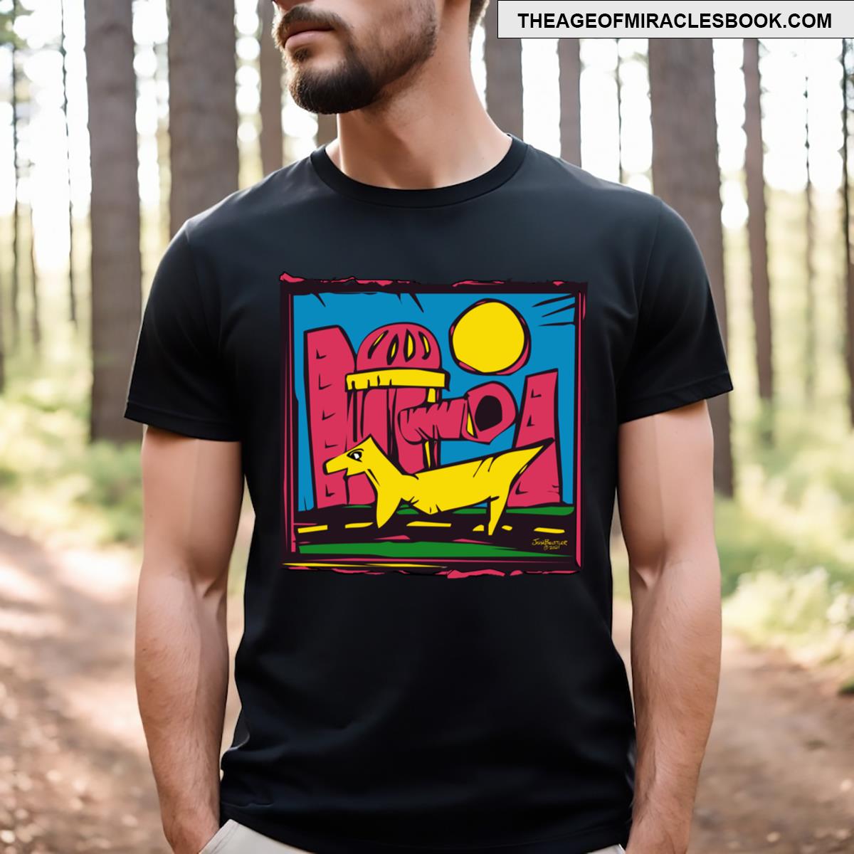 Fire Hydrant Dog Active T-shirt