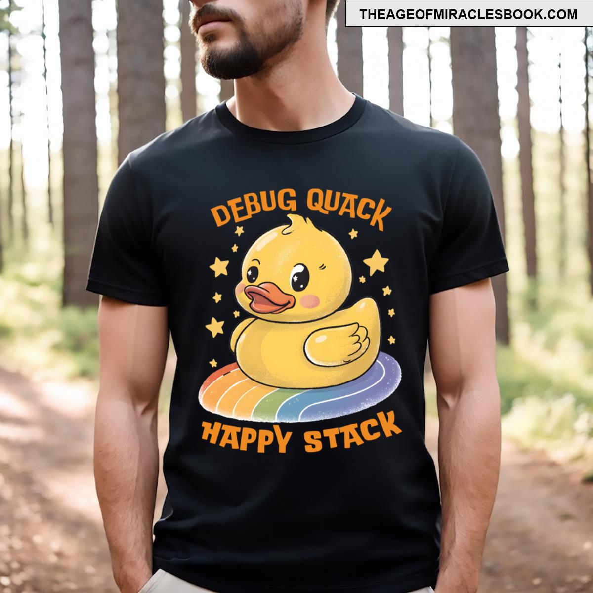 Funny Programmer Coder Rubber Duck Debugging Programmer Duck T-shirt