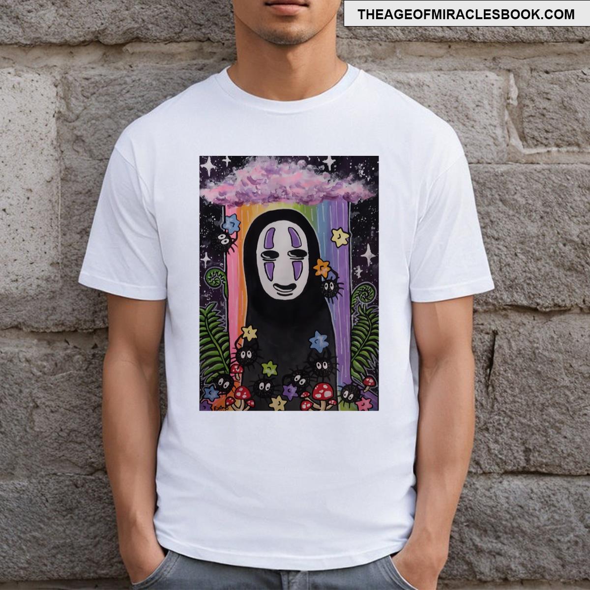 No Face Rainbow T-shirt