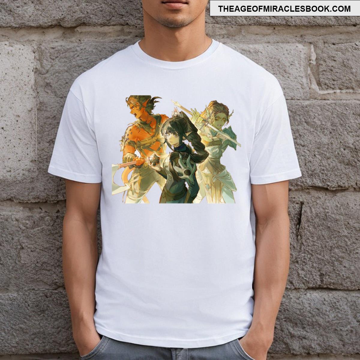 Baldurs Gate 3 Anime T-shirt