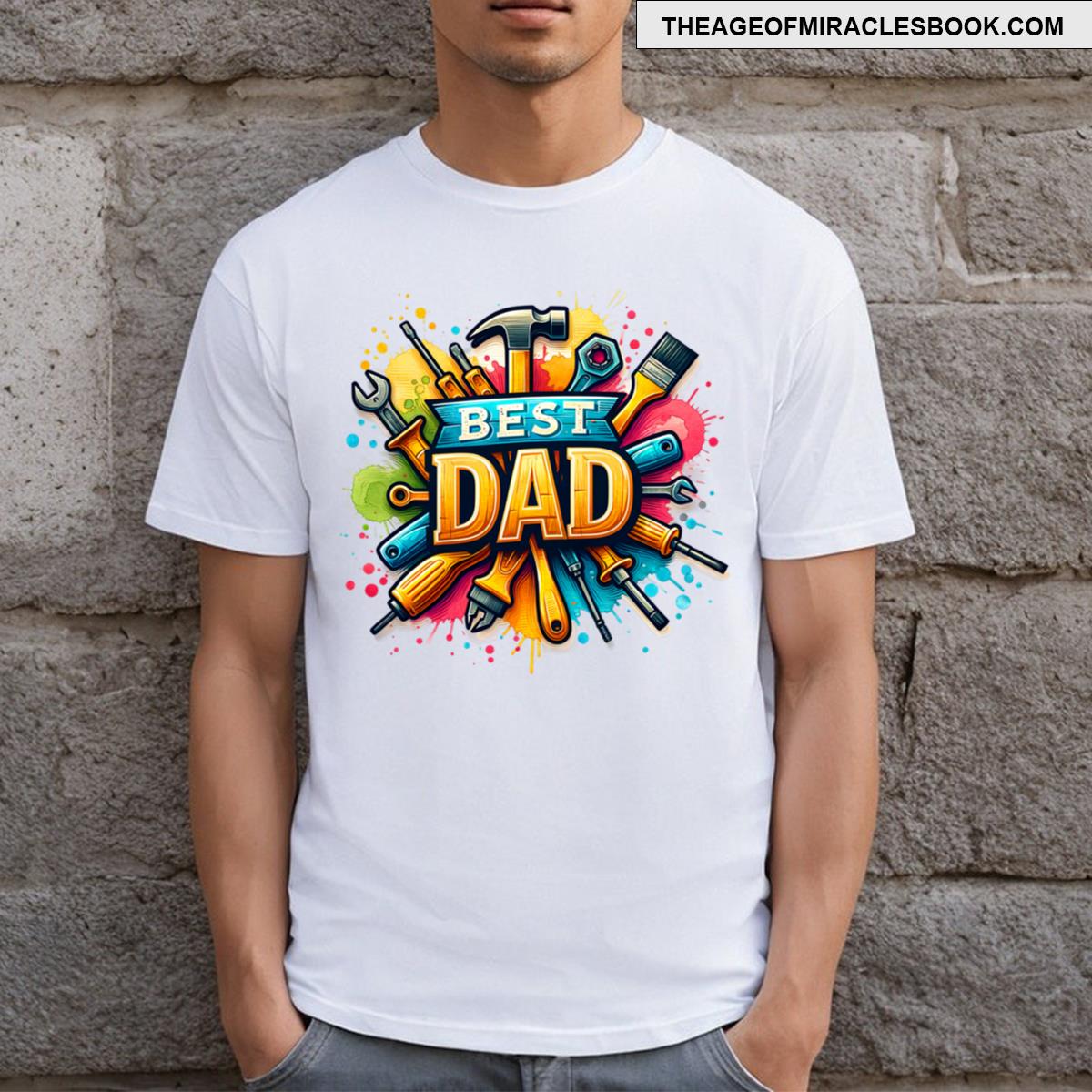 Best Dad Retro Tools T-shirt