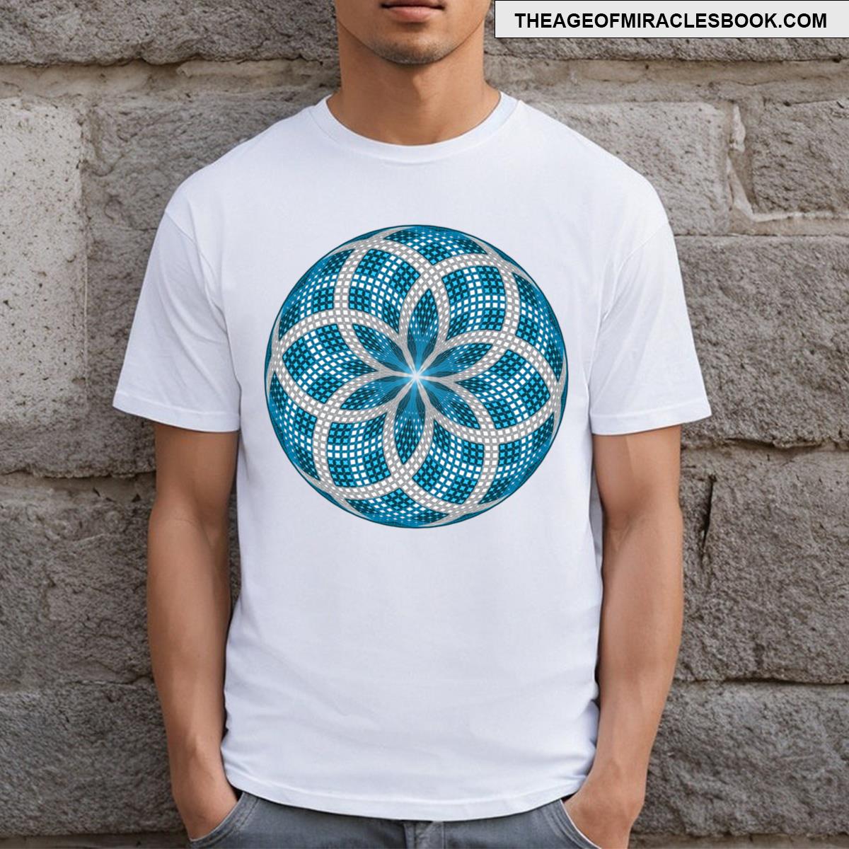 Big Blue Mandala T-shirt