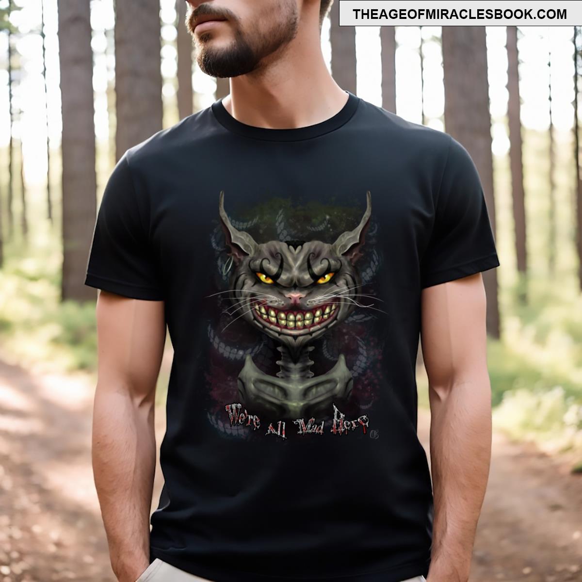 Cheshire Cat Fitted T-shirt