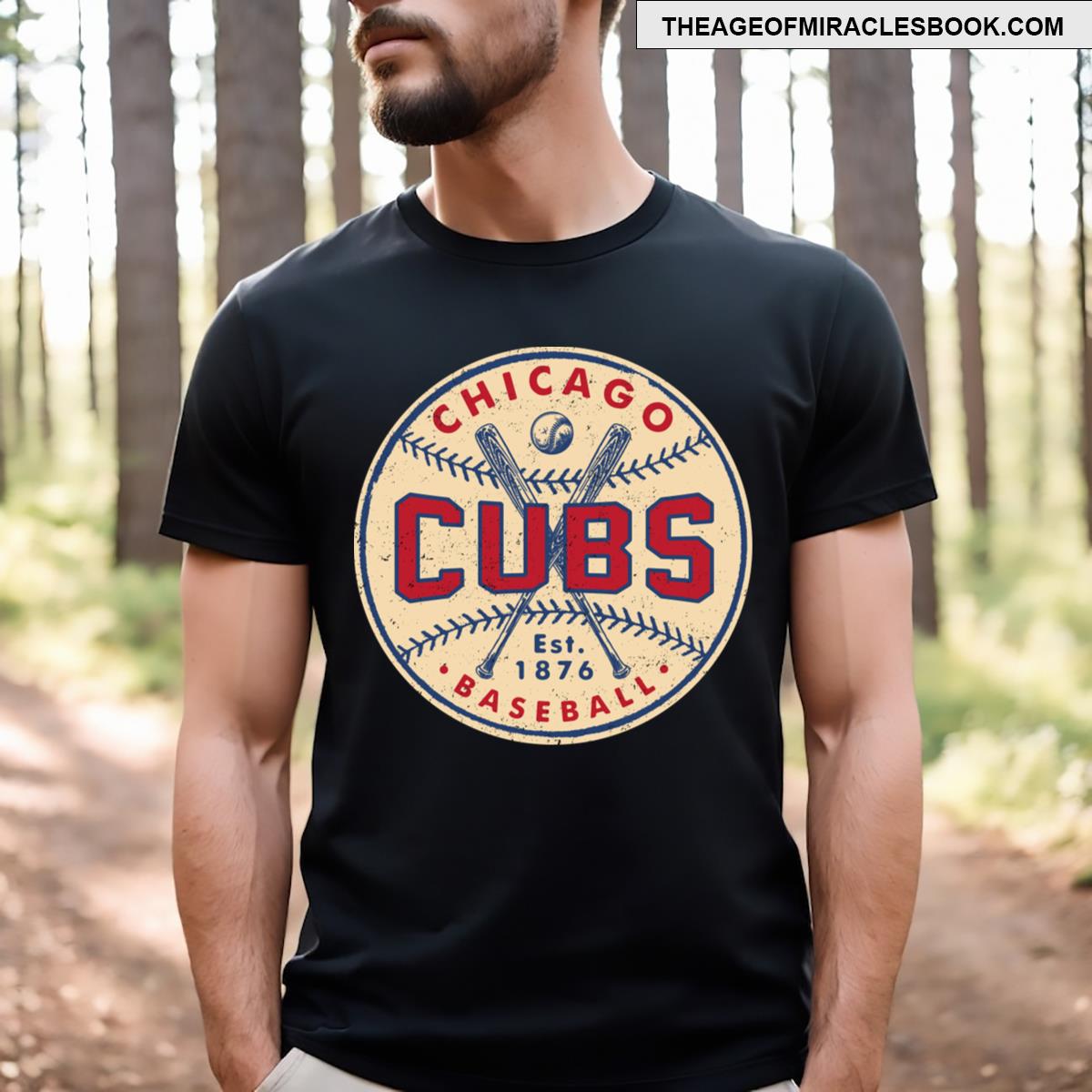 Chicago Cubs Crossed Bats T-shirt