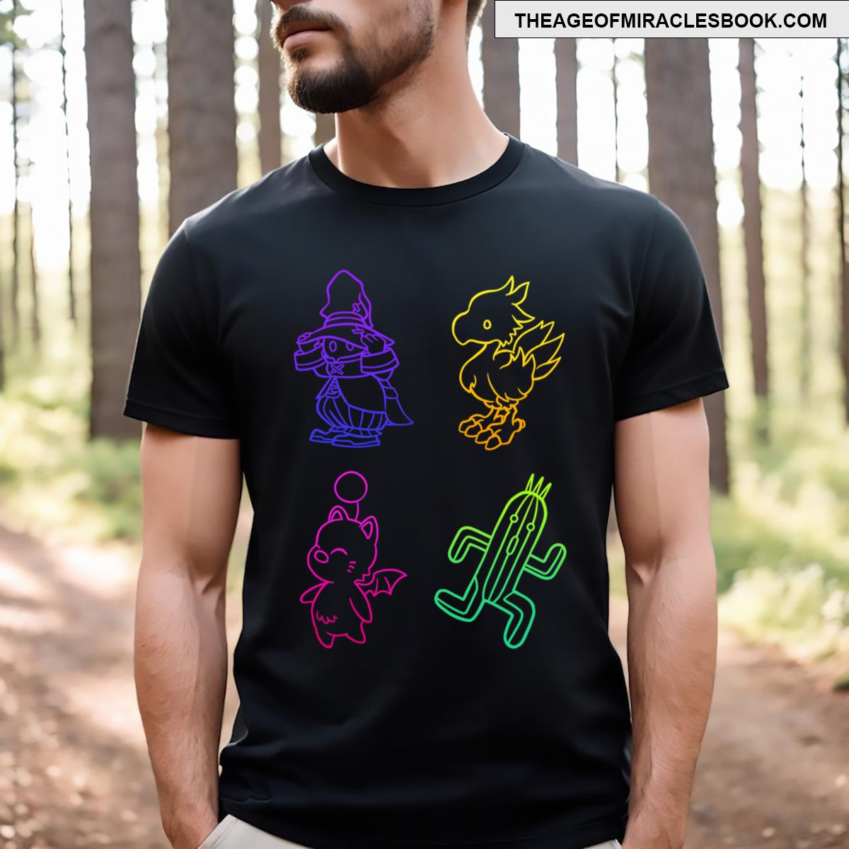 Final Fantasy Outlines T-shirt