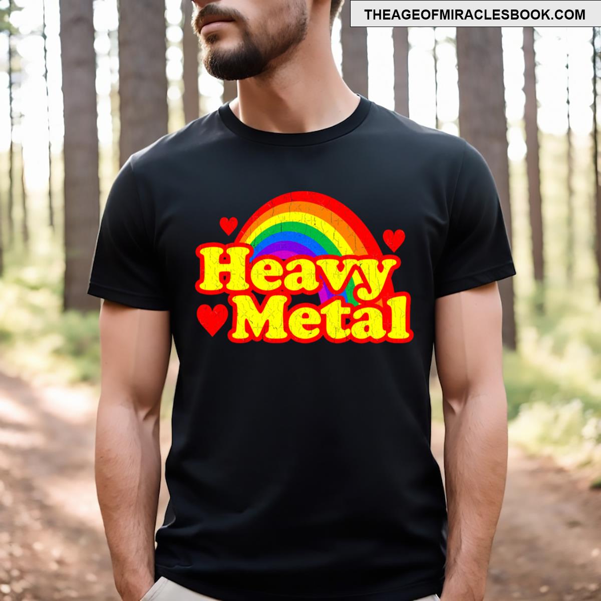 Funny Heavy Metal Rainbow Essential T-shirt