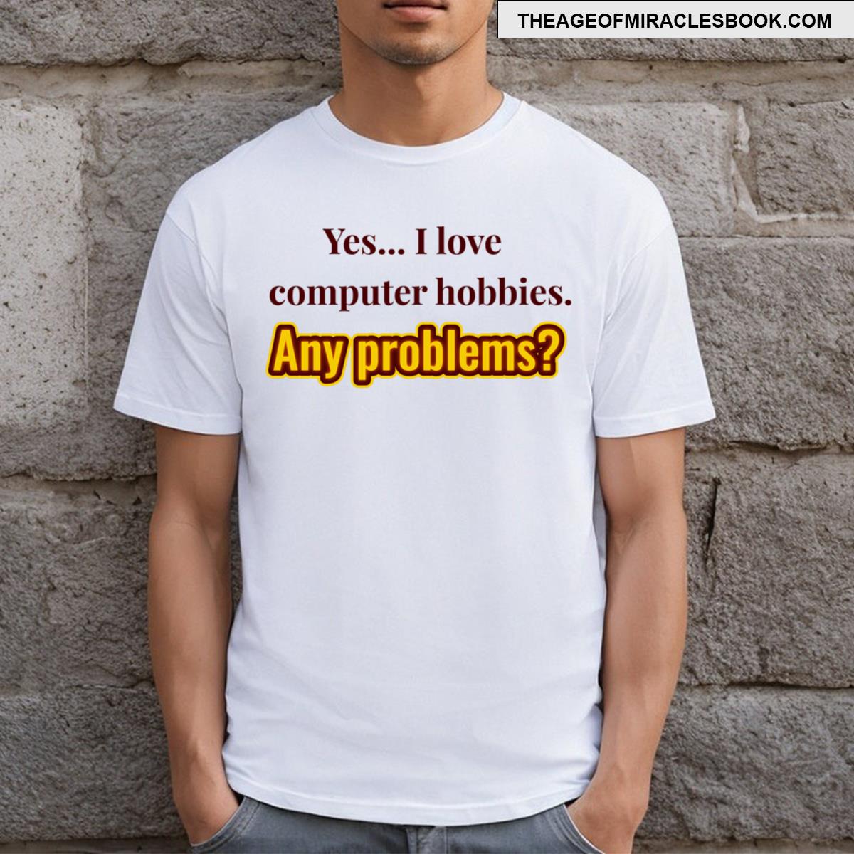 I Love Computer Hobbies T-shirt