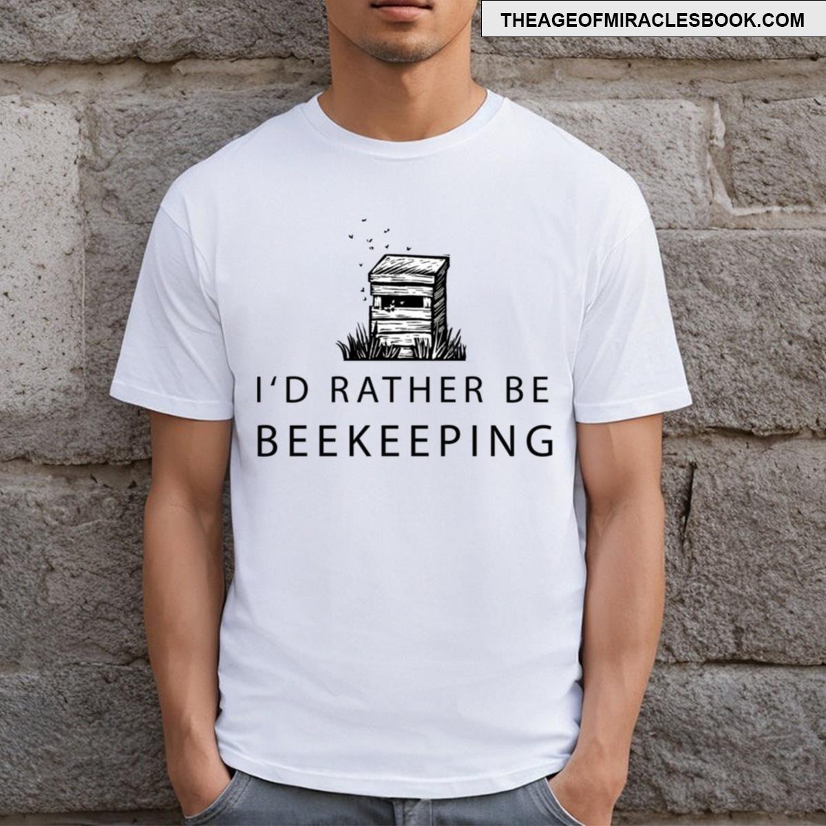 Id Rather Be Beekeeping Essential T-shirt