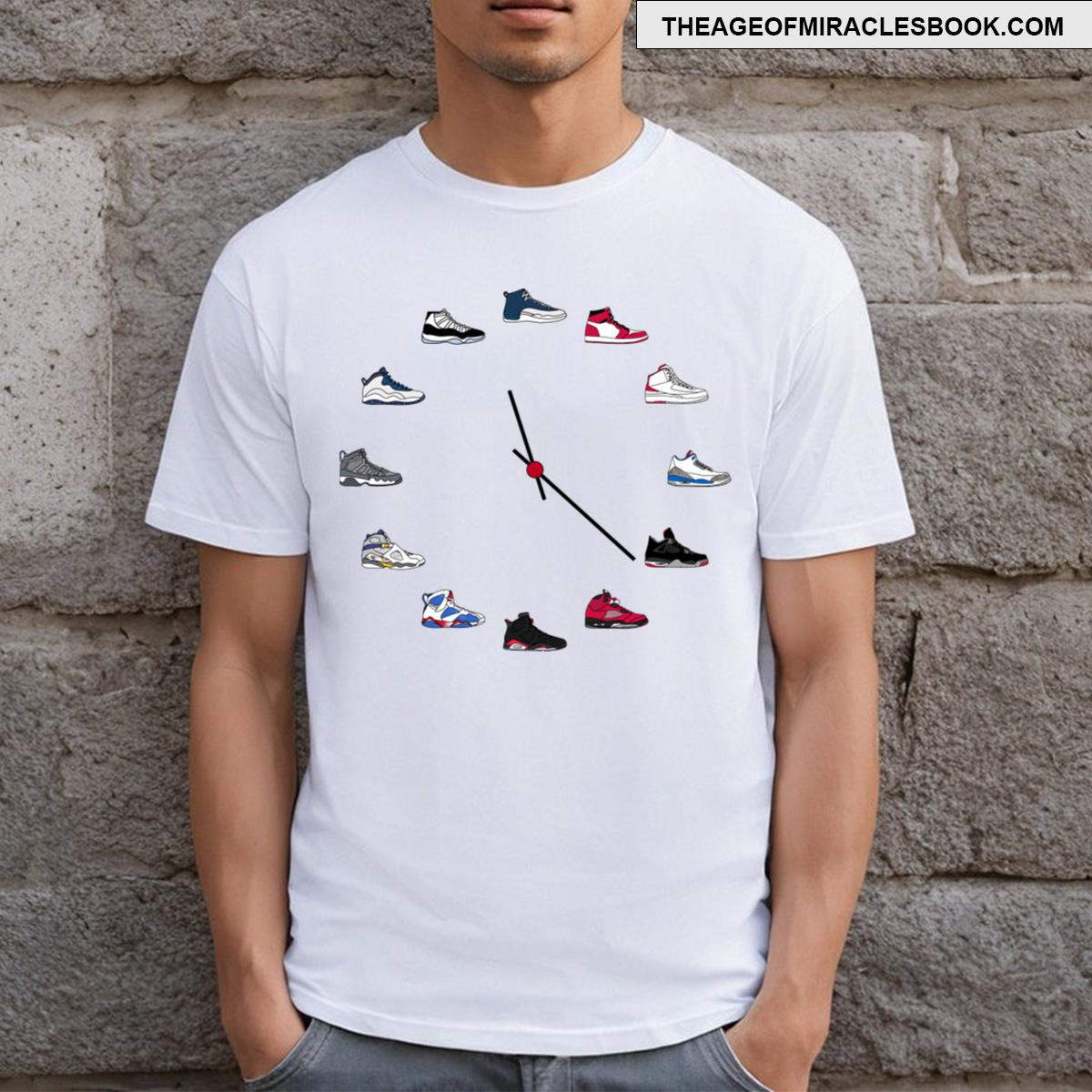 Jordan Sneaker Clock T-shirt