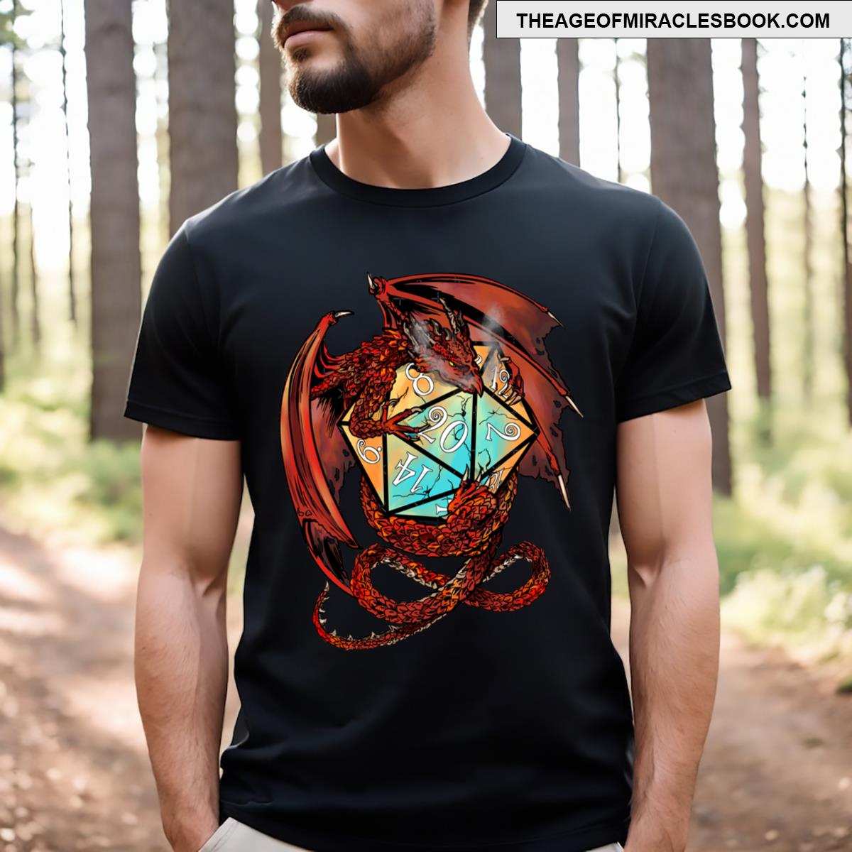 Red Dragon Dice T-shirt