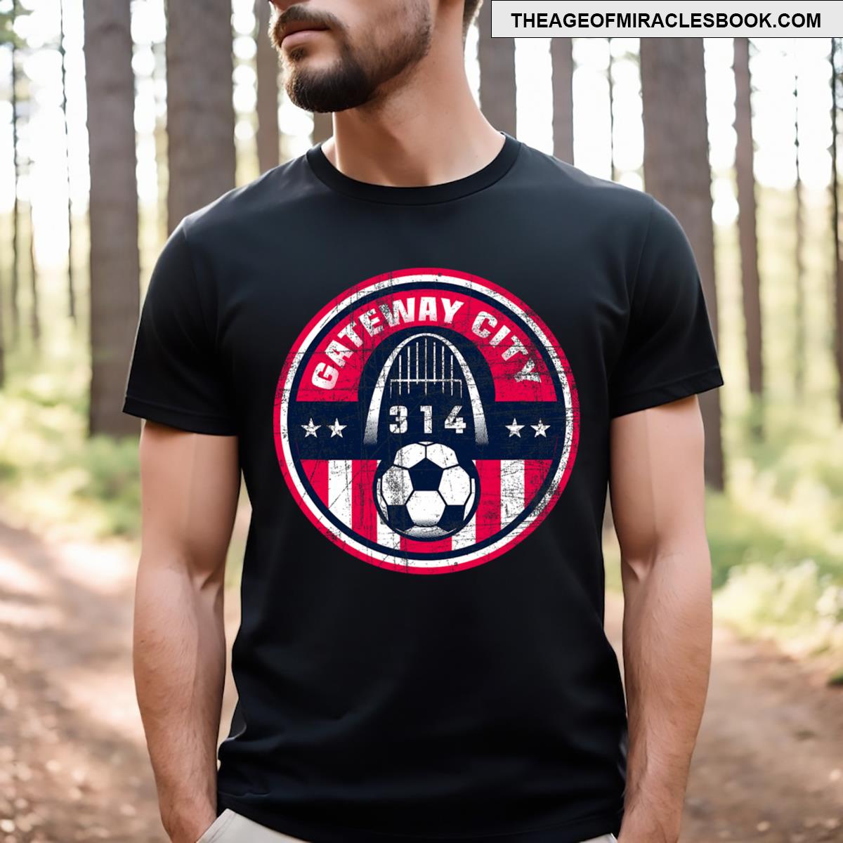 St Louis 314 Area Code Vintage Distressed Designer T-shirt