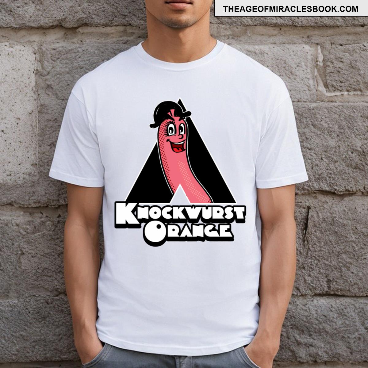A Knockwurst Orange T-shirt