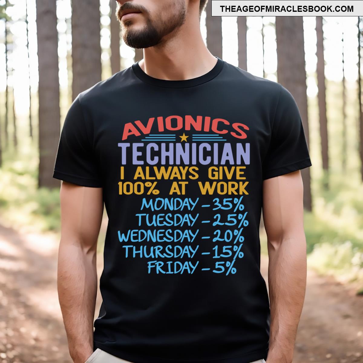 Avionics Technician At Work T-shirt