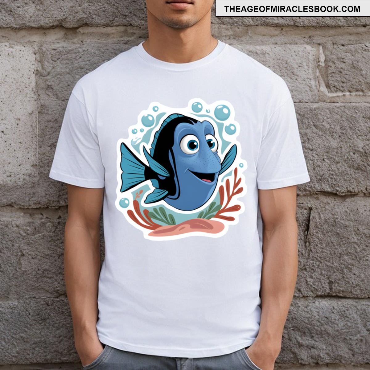 Finding Dory Fish Artwork T-shirt