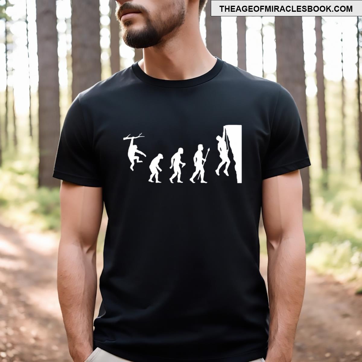 Funny Rock Climbing Evolution T Essential T-shirt