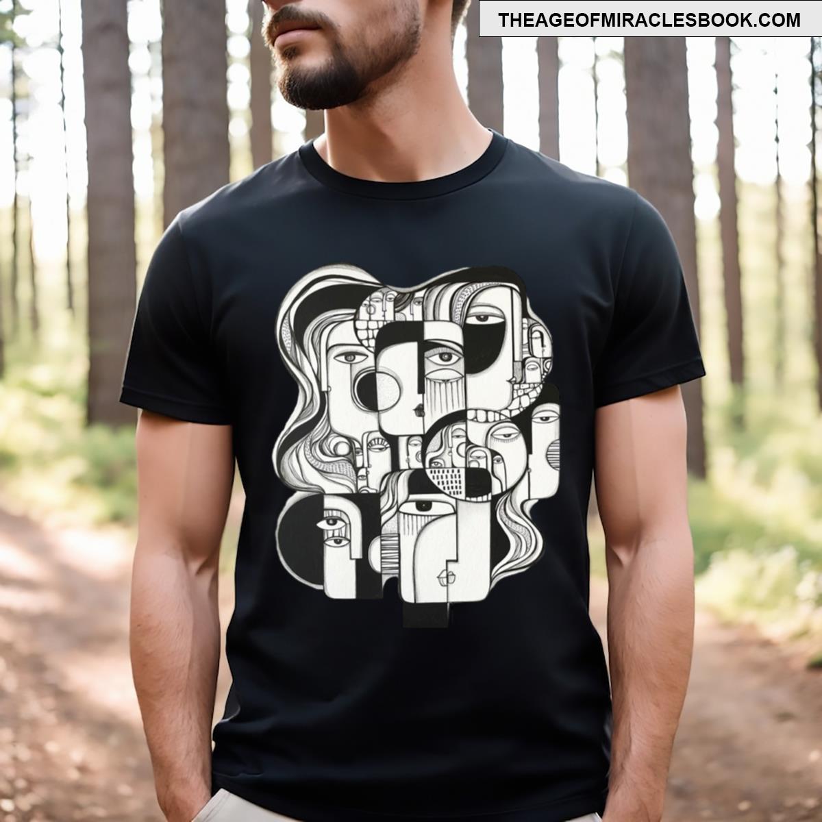 Ghostly Twin Face 2 T-shirt