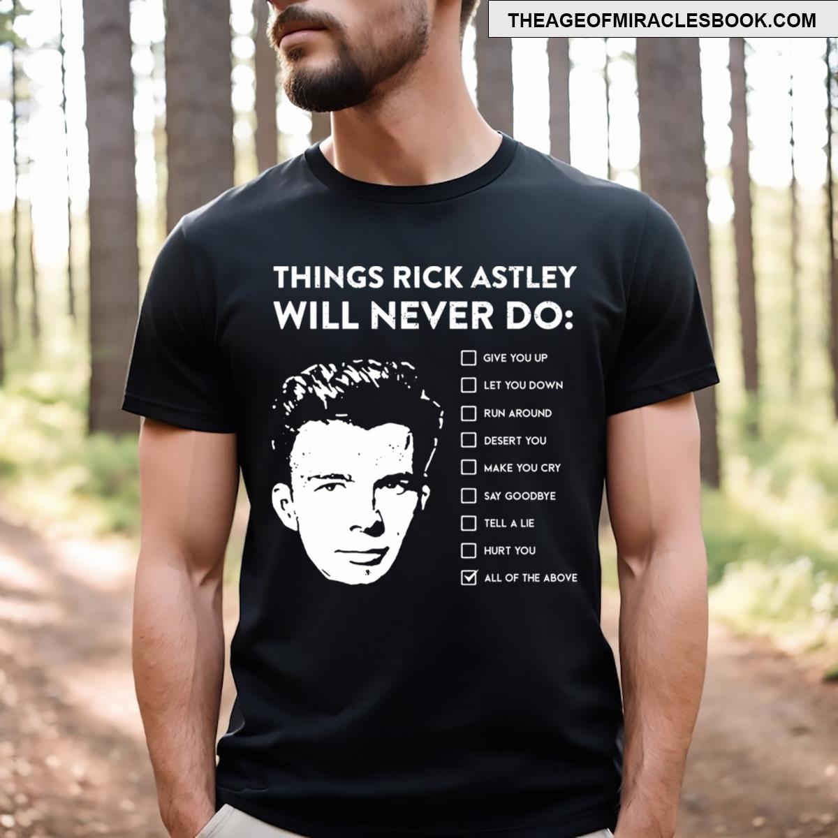 Things Rick Astley Will Never Do Essential T-shirt