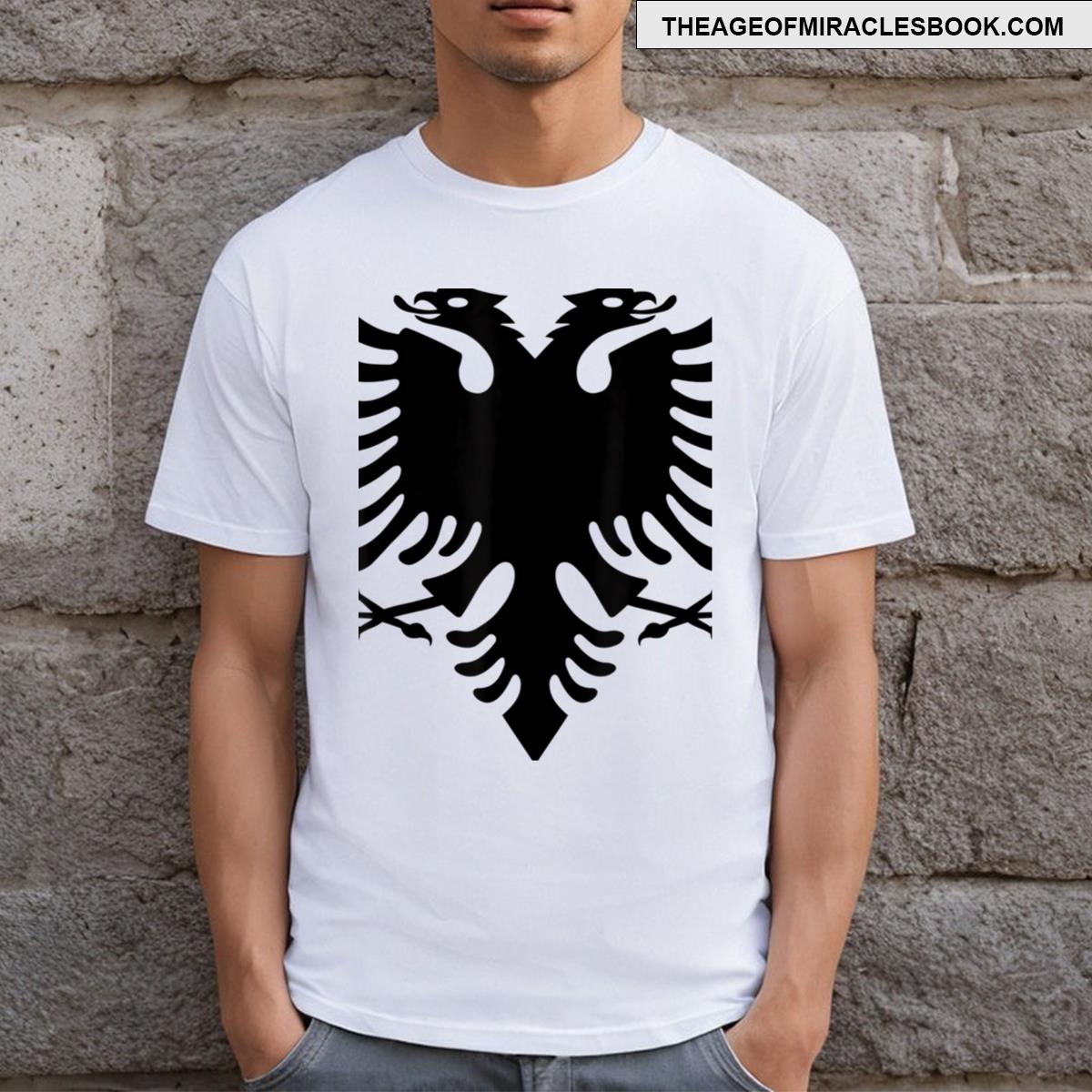 Albanian Flag Double Eagle T-shirt