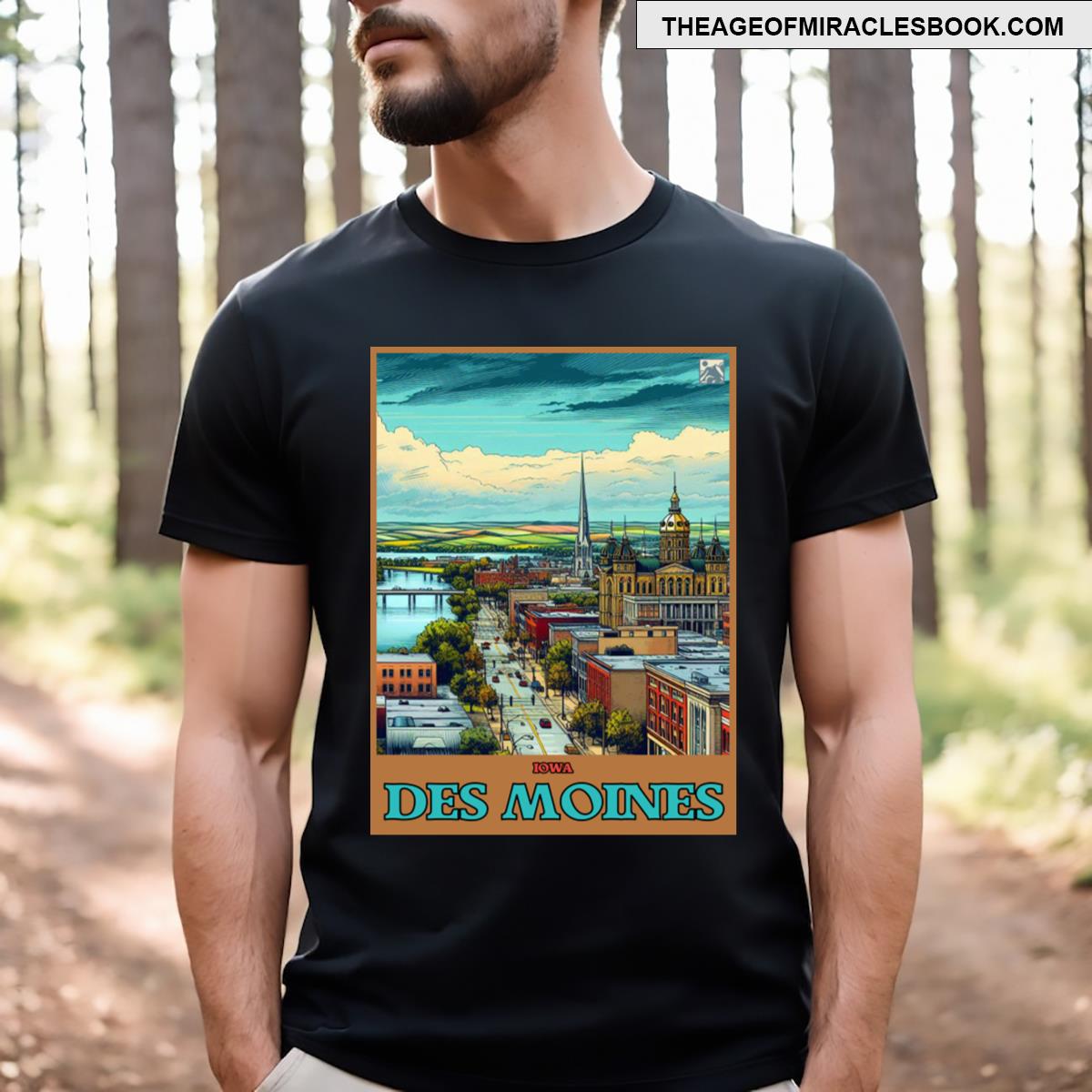 Des Moines Iowa T-shirt
