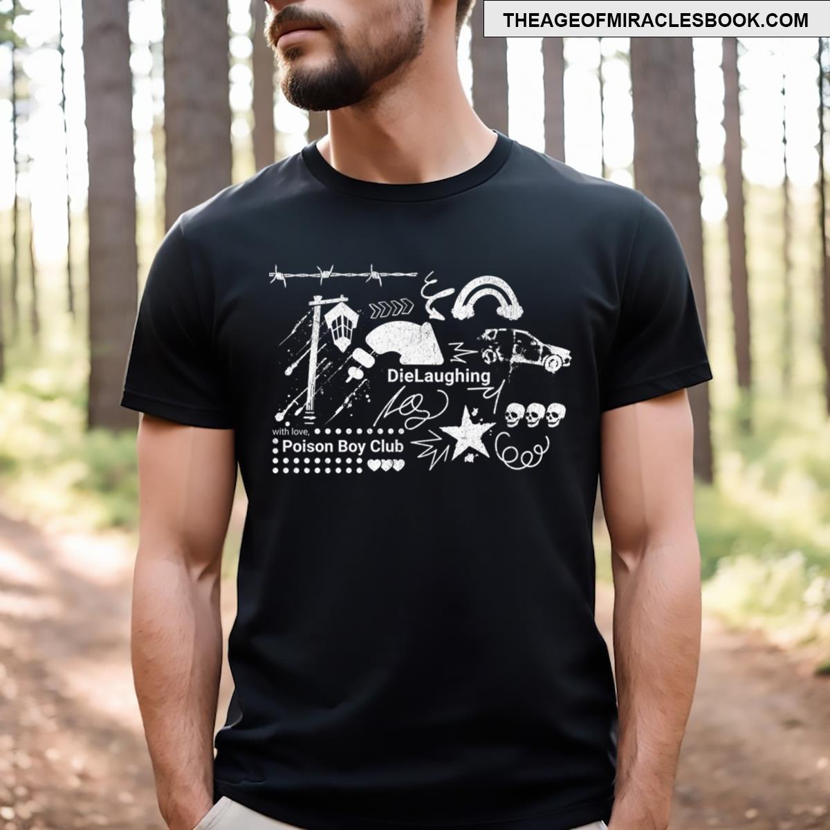 Die Laughing Doodles T-shirt