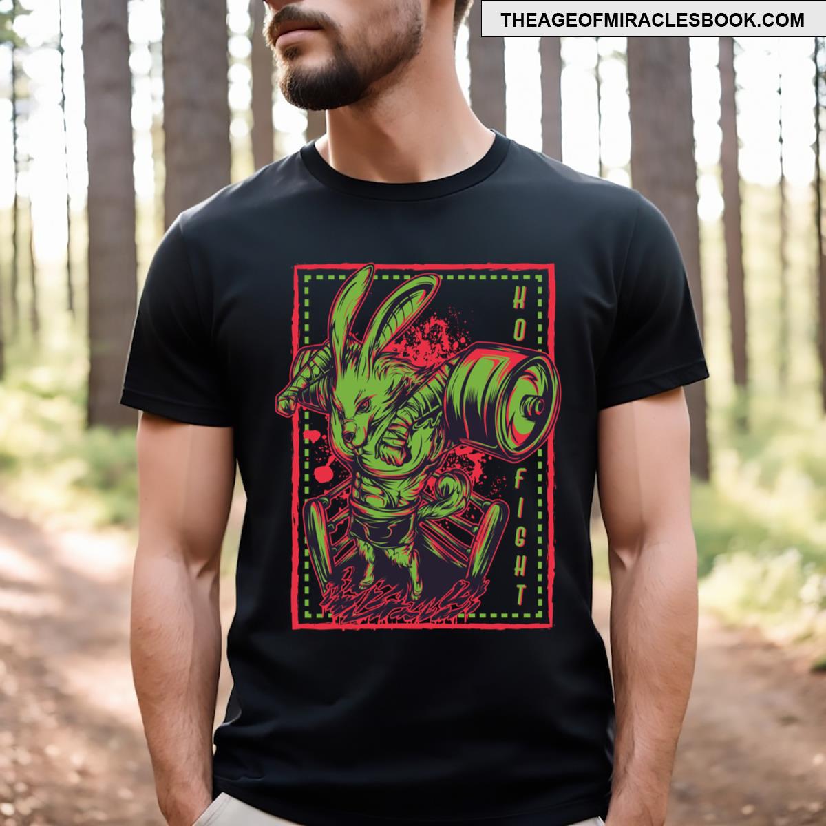 Inner Champ Rabbit Fighting T-shirt