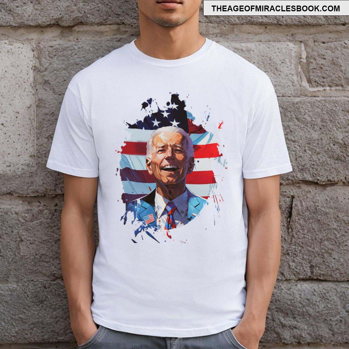 Joe Biden Dynamic Splash Art T-shirt