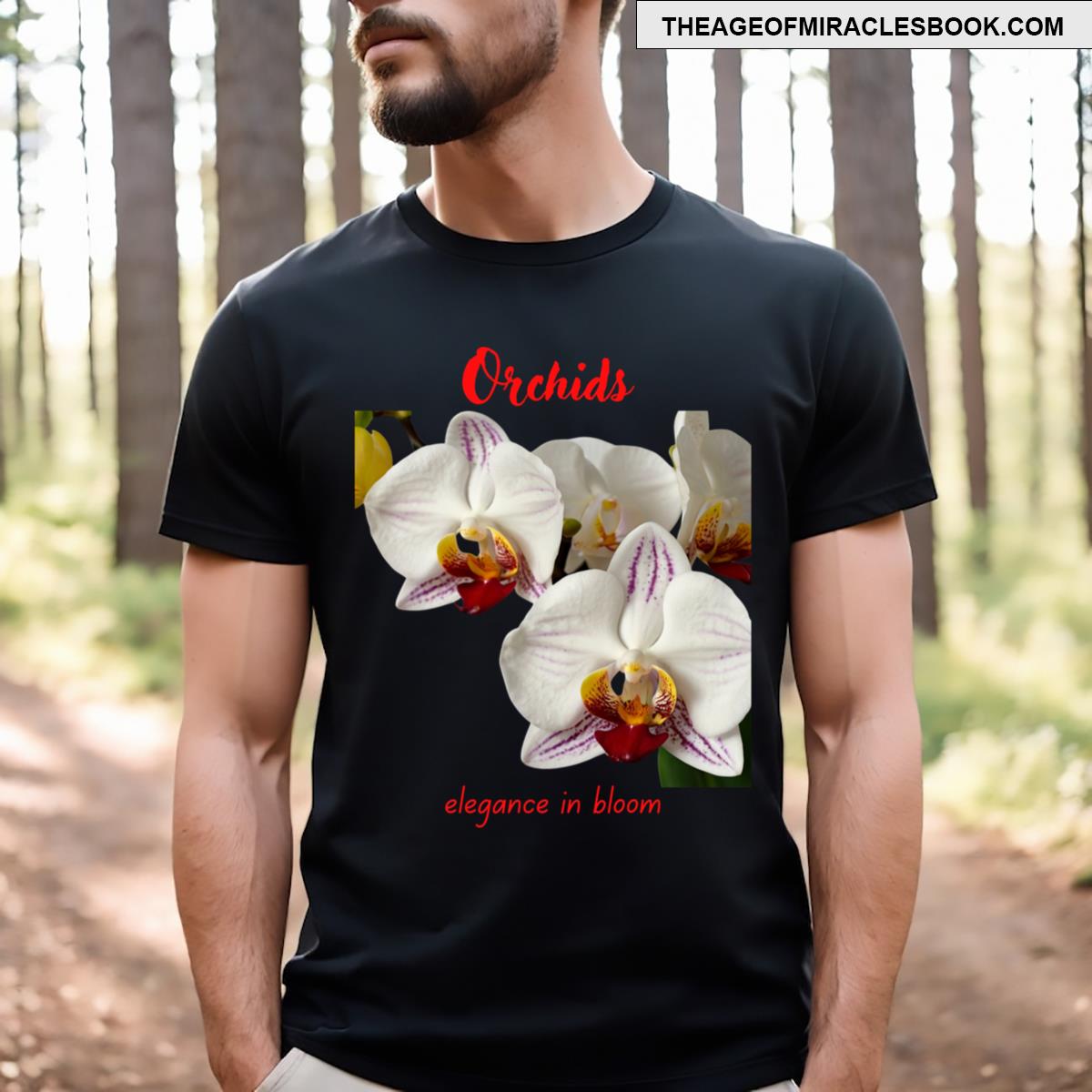 Orchids Elegance In Bloom T-shirt