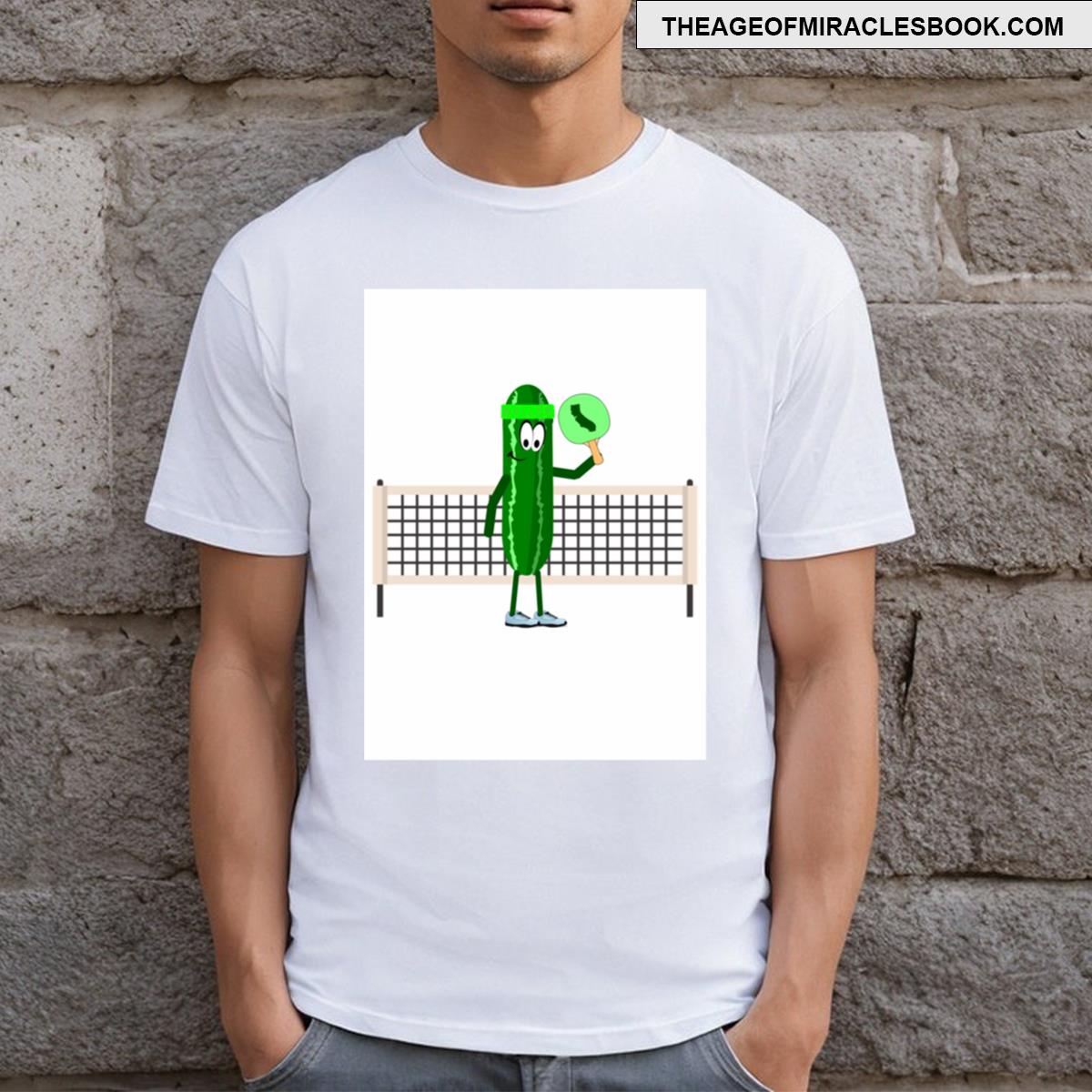 Pickle Playing Pickleball T-shirt