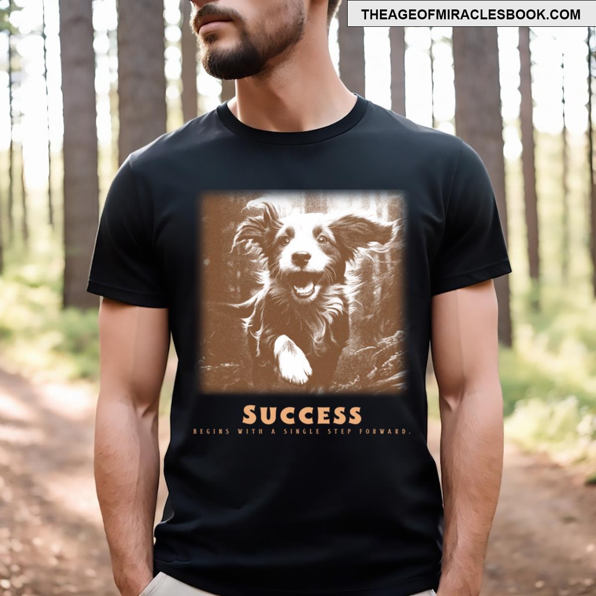 Success Begins With A Single Step Forward Inspirational T-shirt