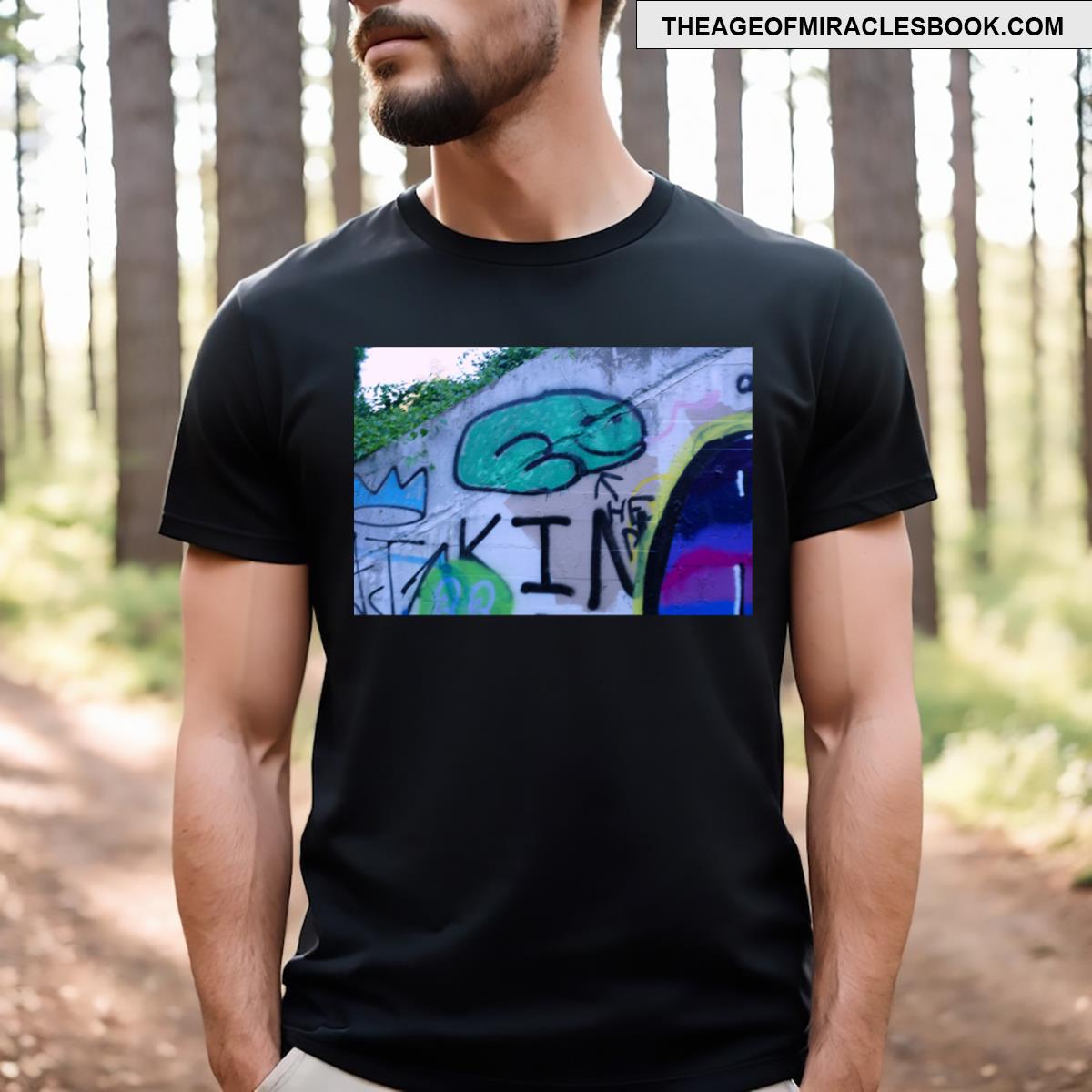 Train Bridge Graffiti Viii T-shirt