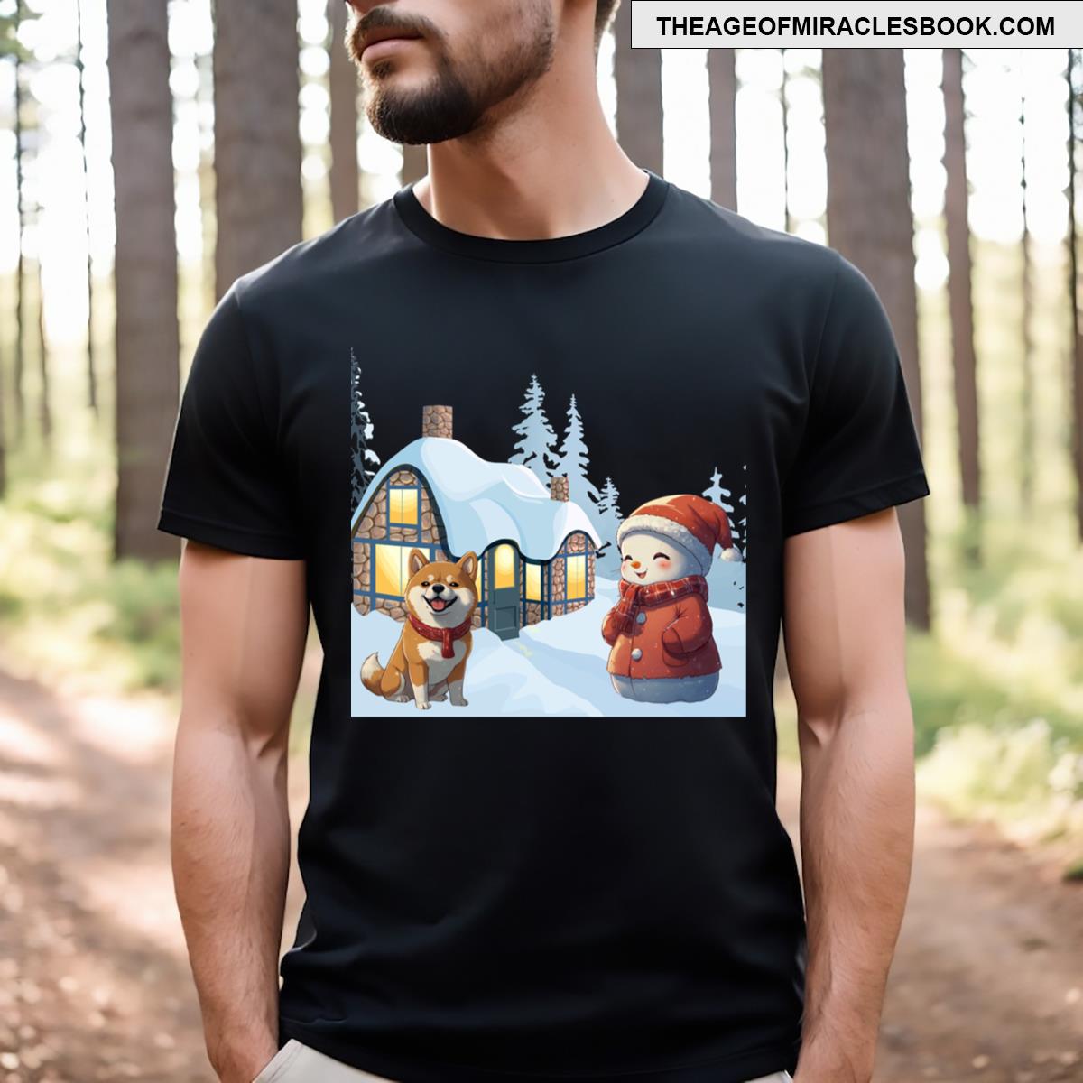 Happy Snow Man Essential T-shirt