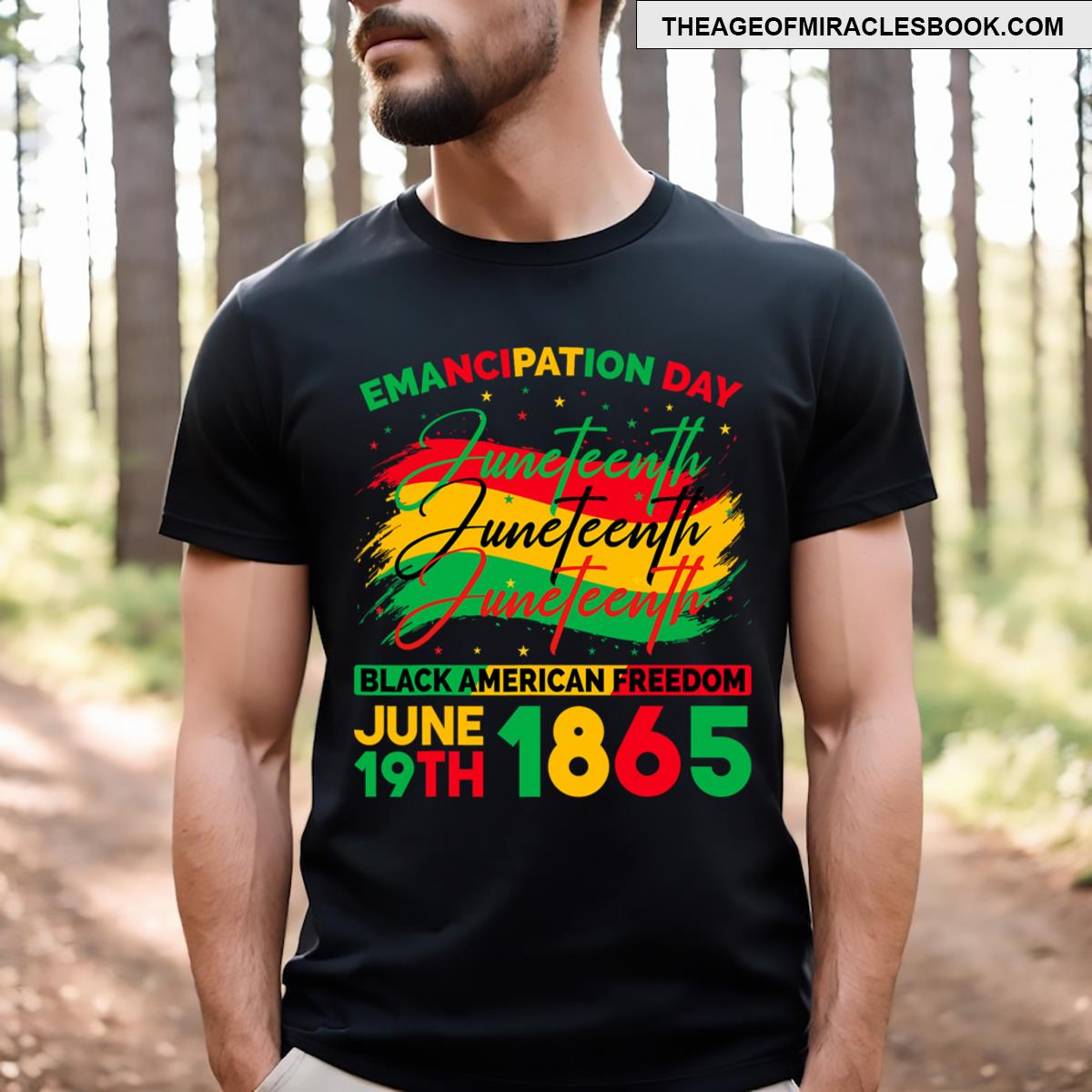 Juneteenth Black American Feedom 1865 Juneteenth Men T-shirt