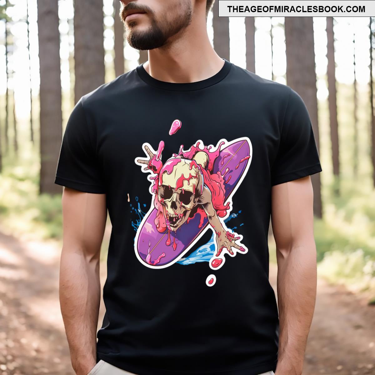 Skull Surfer Goo Waves Edition T-shirt