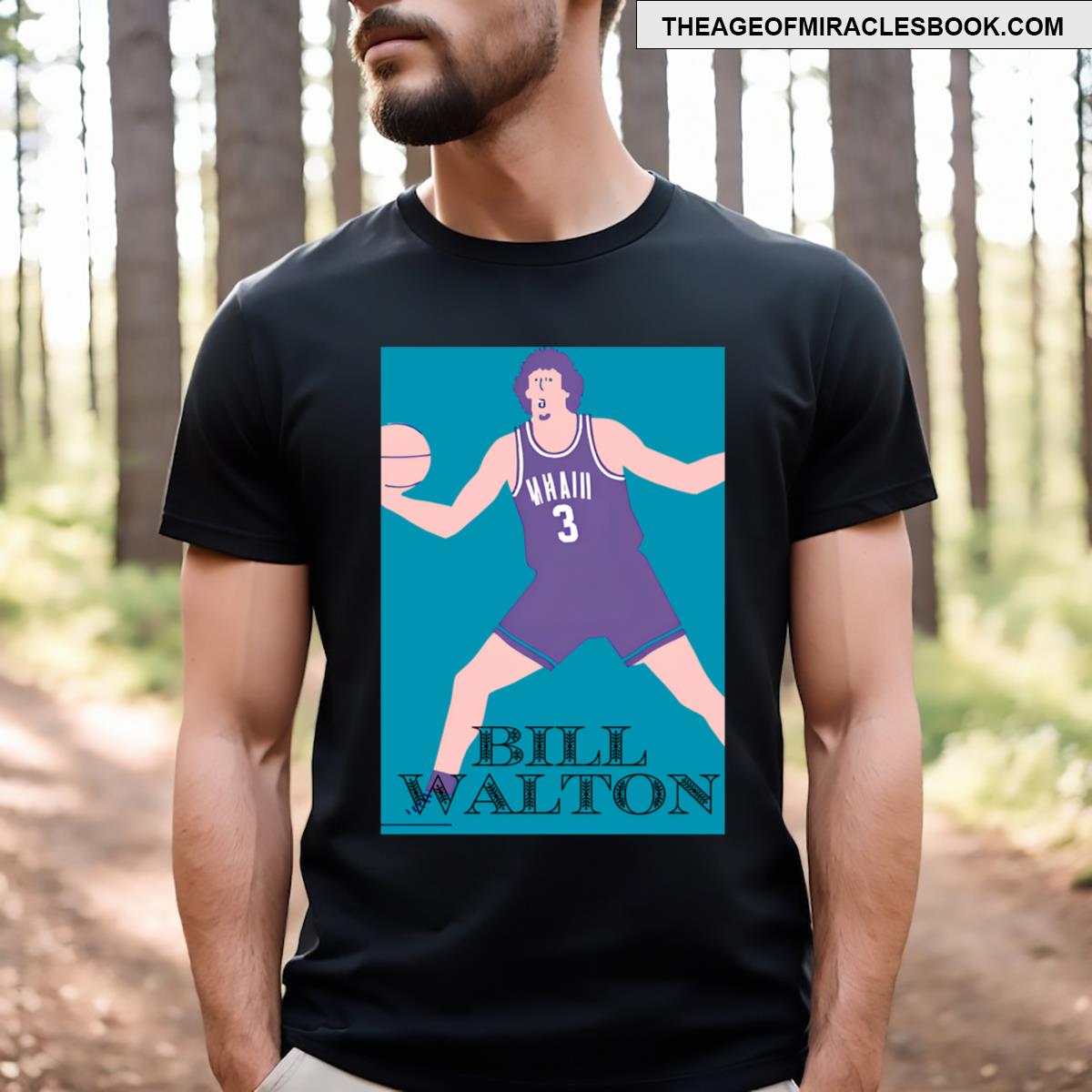 Bill Walton Basketball Guy Merch Active T-shirt