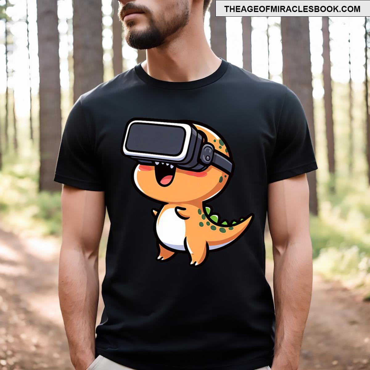 Cute Trex Vr Virtual Reality T-shirt