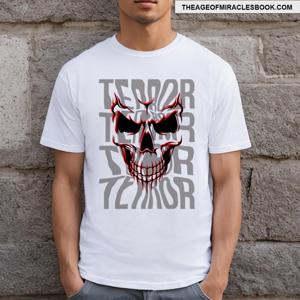 Evil Skull Terror Essential T-shirt