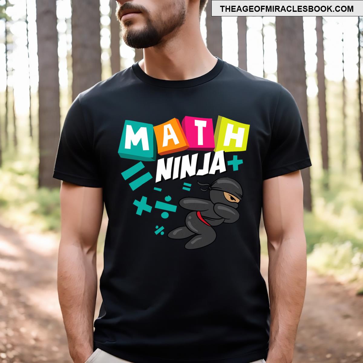 Funny Math Design For Men Math Lover Math Teacher T-shirt