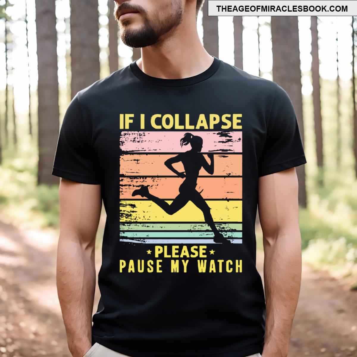 If I Collapse Pause My Watch V Neck T-shirt